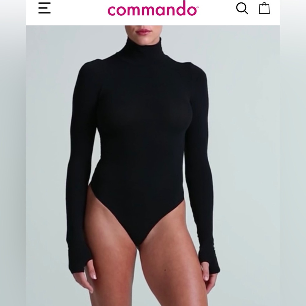 Commando Long Sleeve Turtleneck Bodysuit